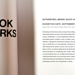 Bookmarks Exhibition Poster