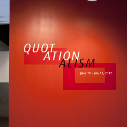 Quotationalism Exhibition Front Wall Vinyl