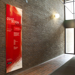 Quotationalism Exhibition Promotional Banner